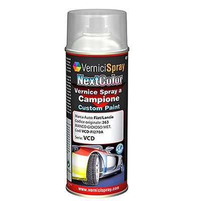 Spray paint for Car touch up in custom metallic Colours